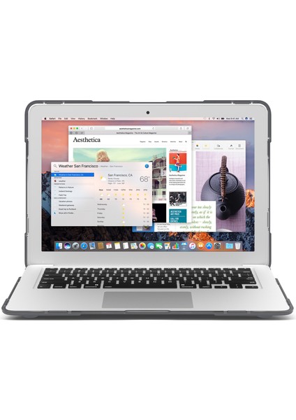 Destekleme Stand Tasarımı Sabit Pc Anti-Çizelge Dizüstü Bilgisayar Kılıfı Koruyucu Defter Kapağı Macbook Air 13 A1466/A1369 (Yurt Dışından) fırsatları