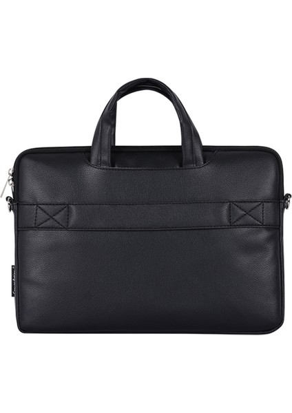 G33-C24 13 "macbook Pu Deri Zebra Desen Zipper Cep Dizüstü Bilgisayar Koşusu Kollu (Yurt Dışından)