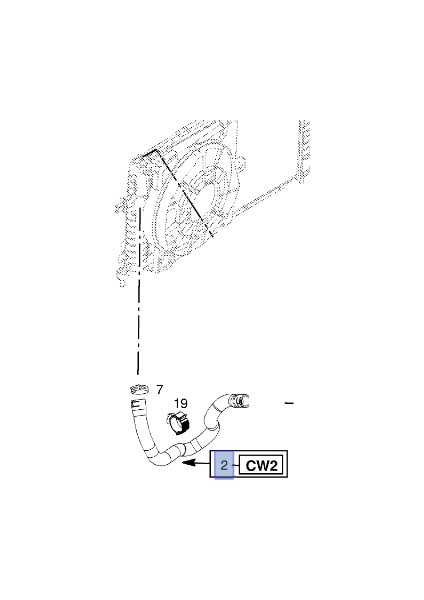 Astra H Z13DTH Motor Radyatör Su Giriş Borusu Ibraş Marka
