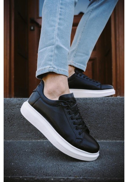 Cnt 360 Bağcıklı Kalın Taban Erkek Sneaker