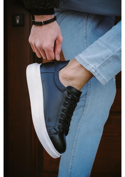 Cnt 360 Bağcıklı Kalın Taban Erkek Sneaker