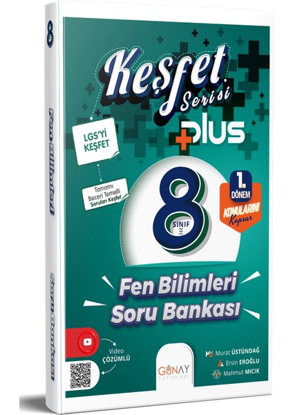 8.Sınıf Fen Bilimleri 1.Dönem Keşfet Serisi Soru Bankası