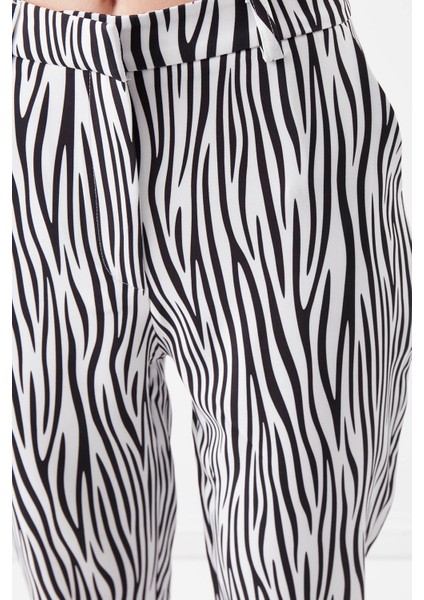 Zebra Desen Pantolon