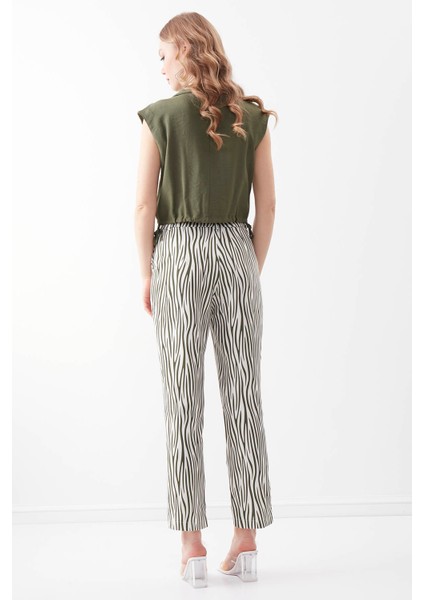 Zebra Desen Pantolon modelleri