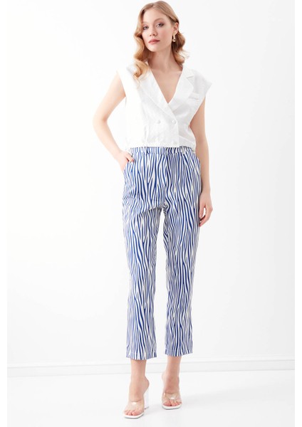 Zebra Desen Pantolon