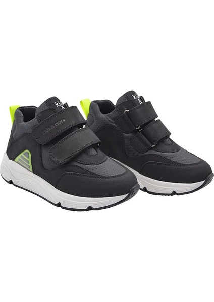 Avril Çift Cırtlı Deri Erkek Çocuk Bot Siyah modelleri