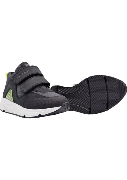 Avril Çift Cırtlı Deri Erkek Çocuk Bot Siyah fırsatları