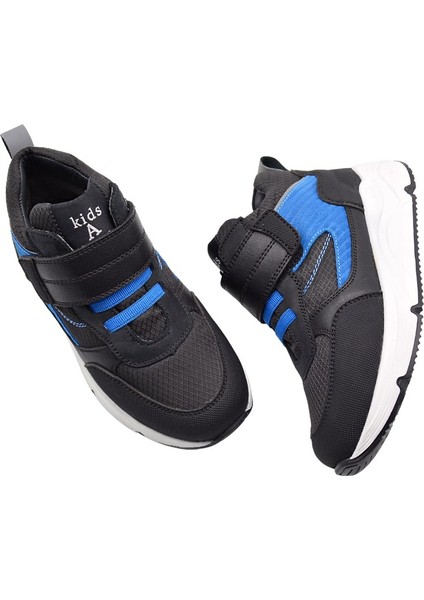 Stewart Tek Cırtlı ve Lastikli Deri Erkek Çocuk Bot Siyah indirimleri