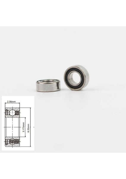 SR144TLZN Nsk Dental Ince Rulman 3.175X6.35X2.38 Mm