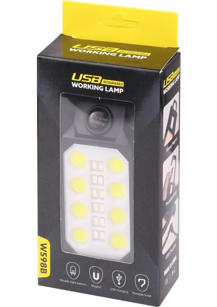 W598A 4 Mod LED Iş Işığı Acil Durum Işığı (Yurt Dışından)