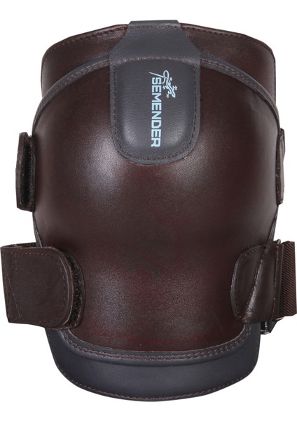 Motosiklet Koruyucu dizlik, Doğal Deriden, El Yapımı, Kahve-Antrasit