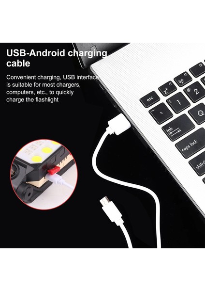 W598A 4 Mod LED Iş Işığı Acil Durum Işığı (Yurt Dışından)