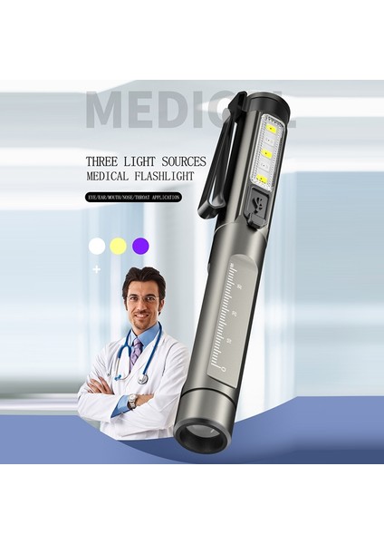 DT005 LED Beyaz + Ylow Kalem Işığı (Yurt Dışından)