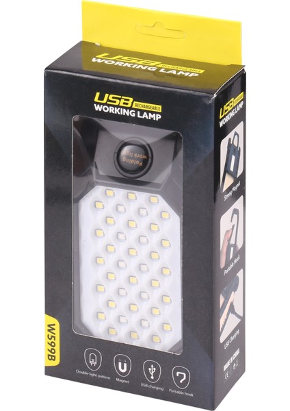 W599B 4 Mod LED Iş Işığı Acil Durum Işığı (Yurt Dışından)