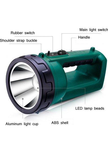 Yage H103 LED Searchlight Açık Flakan (Yurt Dışından)