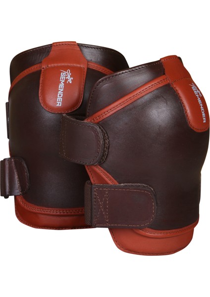 Motosiklet Koruyucu Dizlik, Doğal Deriden, El Yapımı, Kahve-Kiremit modelleri