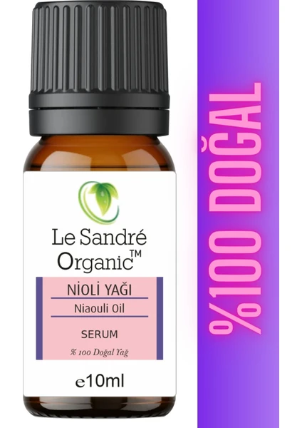 Le Sandre Organics Nioli Uçucu Yağı %100 Doğal ( Niaouli Essential Oil ) 10 ml