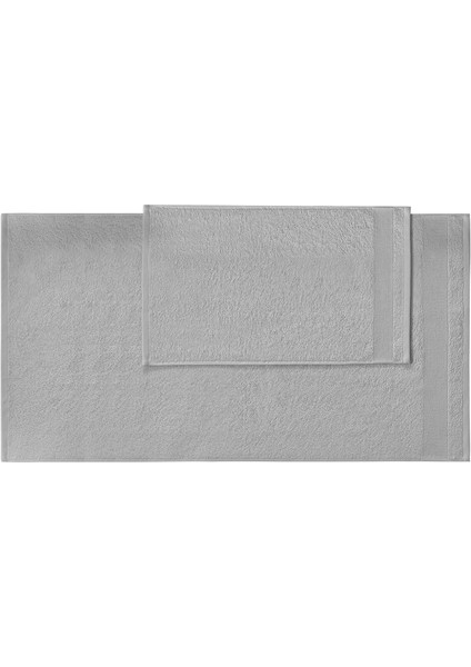 2'li Havlu Seti 50x80 cm + 70x140 cm Gri modelleri