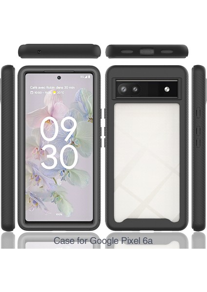 Starry Sky Googel Pixel 6A Kırmızı Için Tam Vücut Kılıfı (Yurt Dışından)