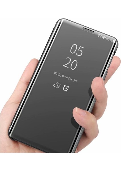 Samsung Galaxy A14 5g Mavi Için Kaplama Ayna Deri Kılıf (Yurt Dışından)