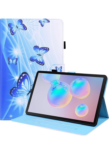 Szykdsamsung Galaxy Tab S8 / Galaxy Tab S7 Için 2020 SM-T870 / SM-T875 Hayvan Desenli Yatay Flip Deri Kılıf, Tutucu ve Kart Yuvaları ve Fotoğraf Çerçevesi ile (Yurt Dışından)