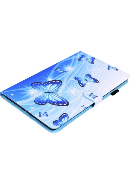Szykdsamsung Galaxy Tab S8 / Galaxy Tab S7 Için 2020 SM-T870 / SM-T875 Hayvan Desenli Yatay Flip Deri Kılıf, Tutucu ve Kart Yuvaları ve Fotoğraf Çerçevesi ile (Yurt Dışından)