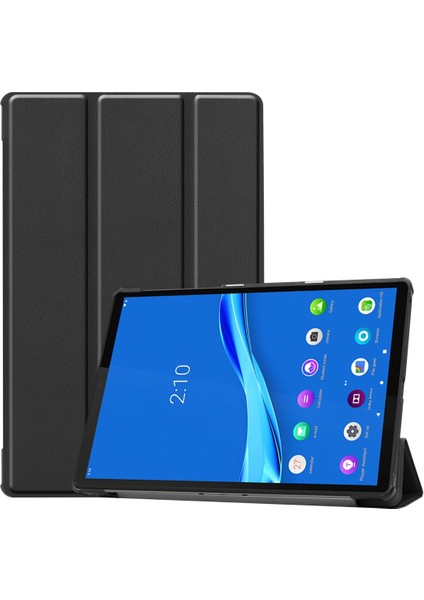 Lenovo M10 Artı TB-X606F Custer Desen Kılıfı Siyah (Yurt Dışından)