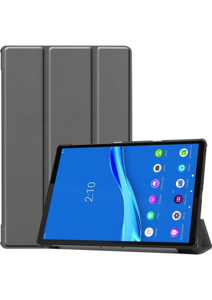 Lenovo M10 Plus TB-X606F Custer Desen Kılıfı Gri (Yurt Dışından)