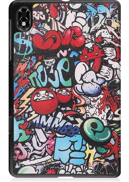 Lenovo Legion Y700 Graffiti Için Custer Boyalı Tablet Kılıfı (Yurt Dışından)