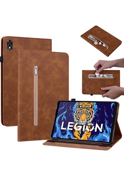 Lenovo Lejyonu Için Tablet Kılıfı Y700 TB-9707F Kahverengi (Yurt Dışından)