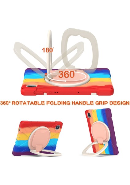 Lenovo Sekmesi Için Silikon + Pc Kılıfı K10 / M10 Plus Renkli Kırmızı (Yurt Dışından) fırsatları