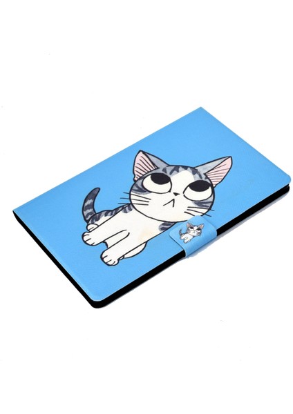 Lenovo Tab M10 Plus TB-X606F Case Blue Cat (Yurt Dışından)