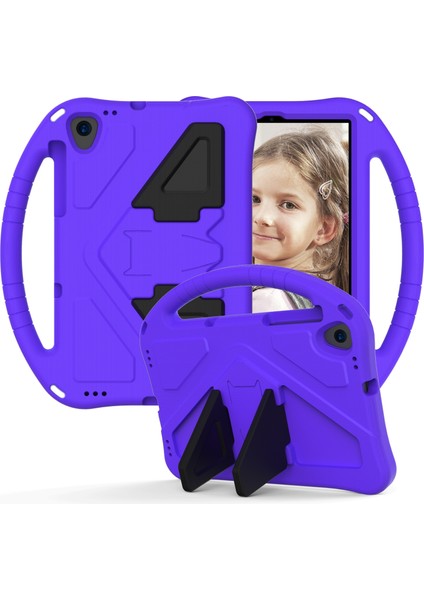 Lenovo M10 Plus X606 Eva Düz Yasal Anti Koruyucu Kılıf Shl Tutucu Mor ile (Yurt Dışından) fiyatları