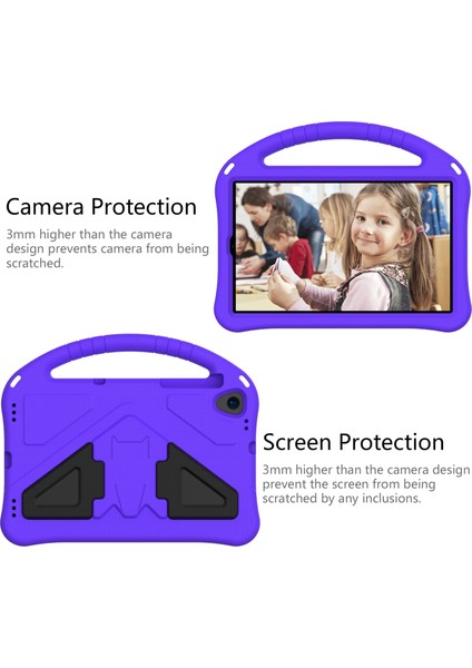 Lenovo M10 Plus X606 Eva Düz Yasal Anti Koruyucu Kılıf Shl Tutucu Mor ile (Yurt Dışından) fırsatları