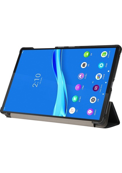 Lenovo Tab M10 Hd (X306) Flip Tpu + Pu Deri Kılıf Siyah (Yurt Dışından)