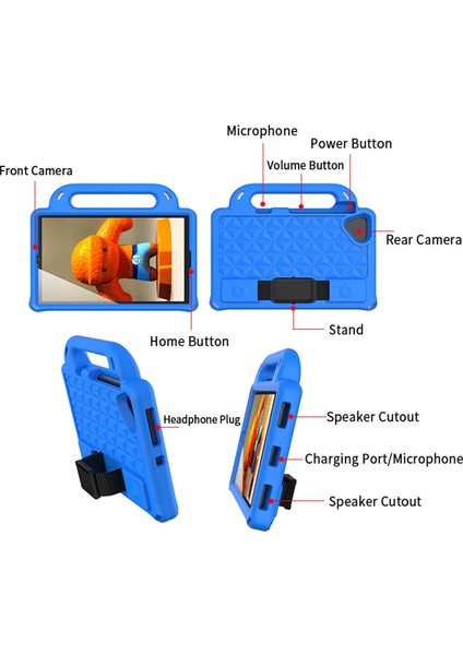 Lenovo Sekmesi Için M8 8.0 Tb-5f Eva Case Green (Yurt Dışından)