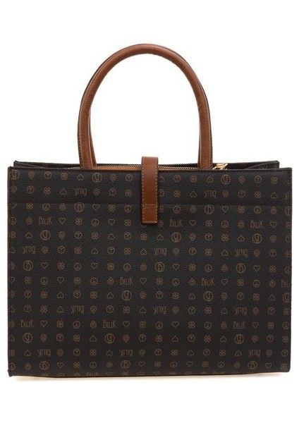 Monogram Siyah/taba Kadın Omuz Çantası Sym 517-MN modelleri