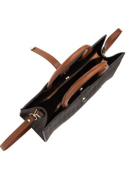 Monogram Siyah/taba Kadın Omuz Çantası Sym 517-MN indirimleri