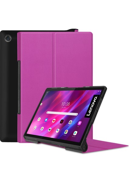 Lenovo Yoga Sekmesi Için Custer Doku Deri Kılıf 11 Mor (Yurt Dışından)
