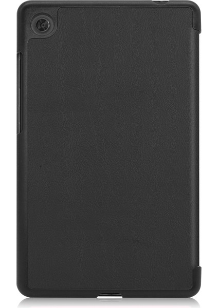 Custer Doku Deri Kılıfı Lenovo Tab M7 3rd Gen Siyah (Yurt Dışından)