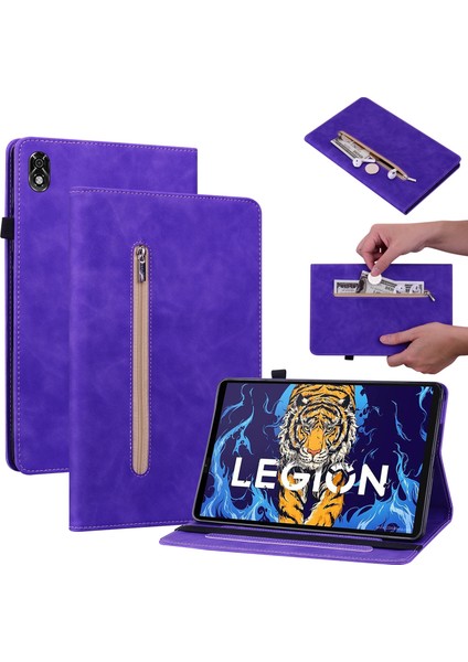 Lenovo Lejyonu Için Tablet Kılıfı Y700 TB-9707F Mor (Yurt Dışından)