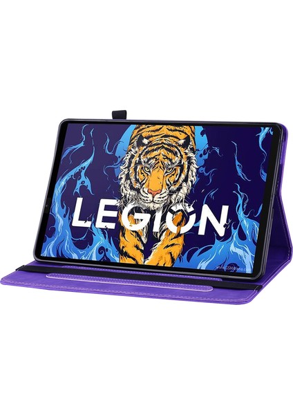 Lenovo Lejyonu Için Tablet Kılıfı Y700 TB-9707F Mor (Yurt Dışından)