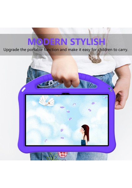 Lenovo Tab M10 Için Tablet Kılıfı Plus 10.6 3. Gen 2022 Mor (Yurt Dışından)
