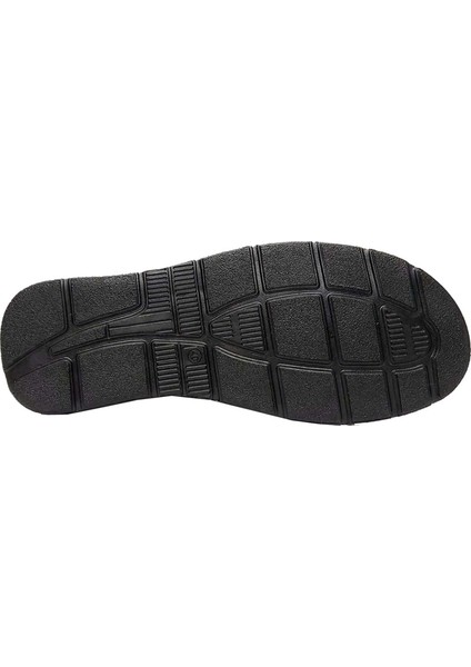 Moda Ayakkabı 0453 Siyah Deri Erkek Sandalet fırsatları