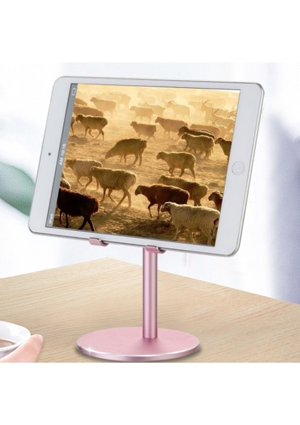 4-10 Inç Telefon ve Tablet Için Alüminyum Alaşım Masaüstü Standı, Renk: Siyah (Yurt Dışından) modelleri