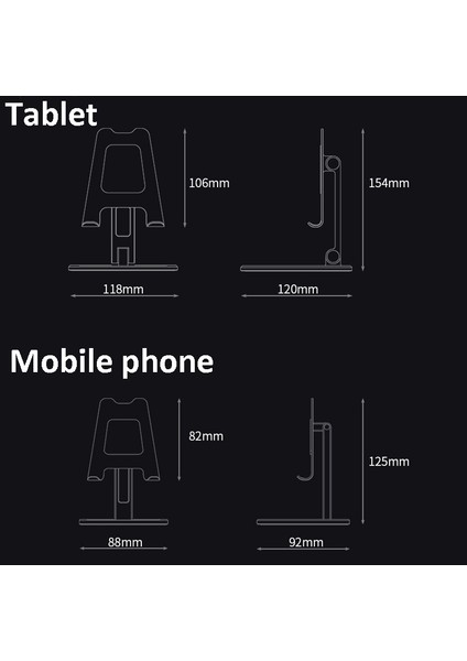 P25 Alüminyum Alaşımlı Cep Telefonu Tablet Pc Standı, Stil: Cep Telefonu Gri (Yurt Dışından) fiyatları