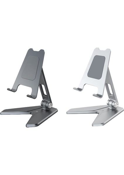 P25 Alüminyum Alaşımlı Cep Telefonu Tablet Pc Standı, Stil: Cep Telefonu Gri (Yurt Dışından) fırsatları