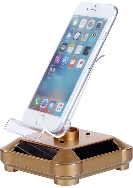 Güneş Pikap Cep Telefonu Standı Ekran Standı Coloful Işık (Altın) ile (Yurt Dışından)