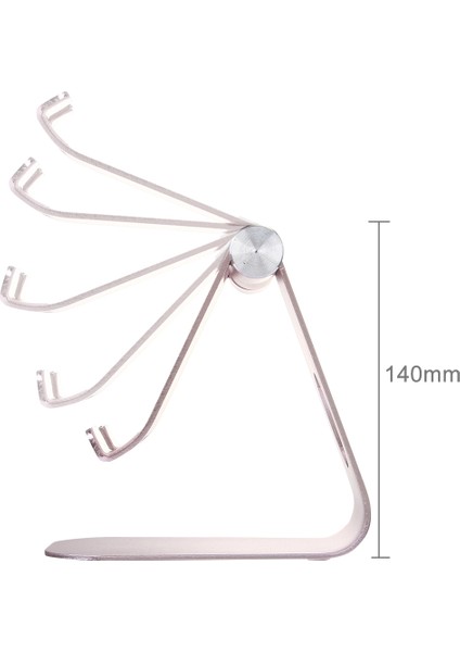 Exquisite Katlanır Ayarlanabilir Pivot Alüminyum Alaşım Masaüstü Tutucu Standı Dock Cradle (Gül Altın) (Yurt Dışından) modelleri