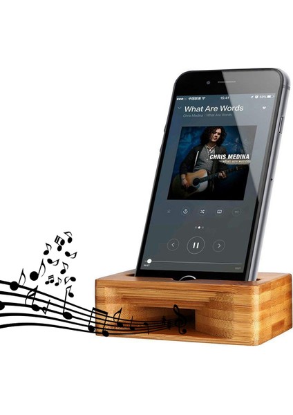 Evrensel Bambu Telefon Masaüstü Standı Tutucu (Yurt Dışından)